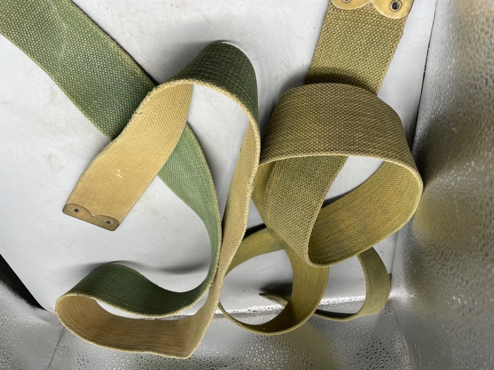 WW1 1908 Pattern British Army Webbing Shoulder Strap in Khaki- 49" Long Original