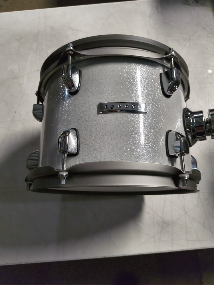 Efnote 10 x 7 tom, series 5 electric drum, white sparkle