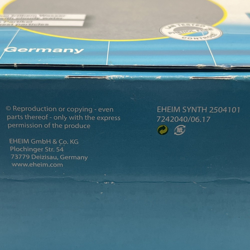 EHEIM Synth 2504101 Fine Filter Wadding Aquarium Filter - For Fresh or Marine