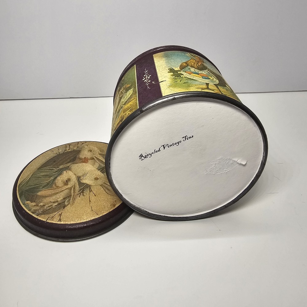 Bristol Ware Tin - Victorian Easter Theme - 1984 - Chein Industries - L8
