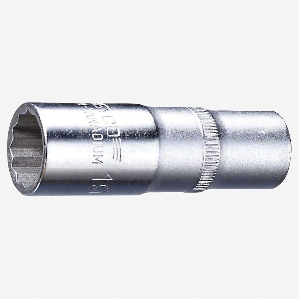 Heyco Extra Deep 1/2" Drive Metric Socket, 16mm