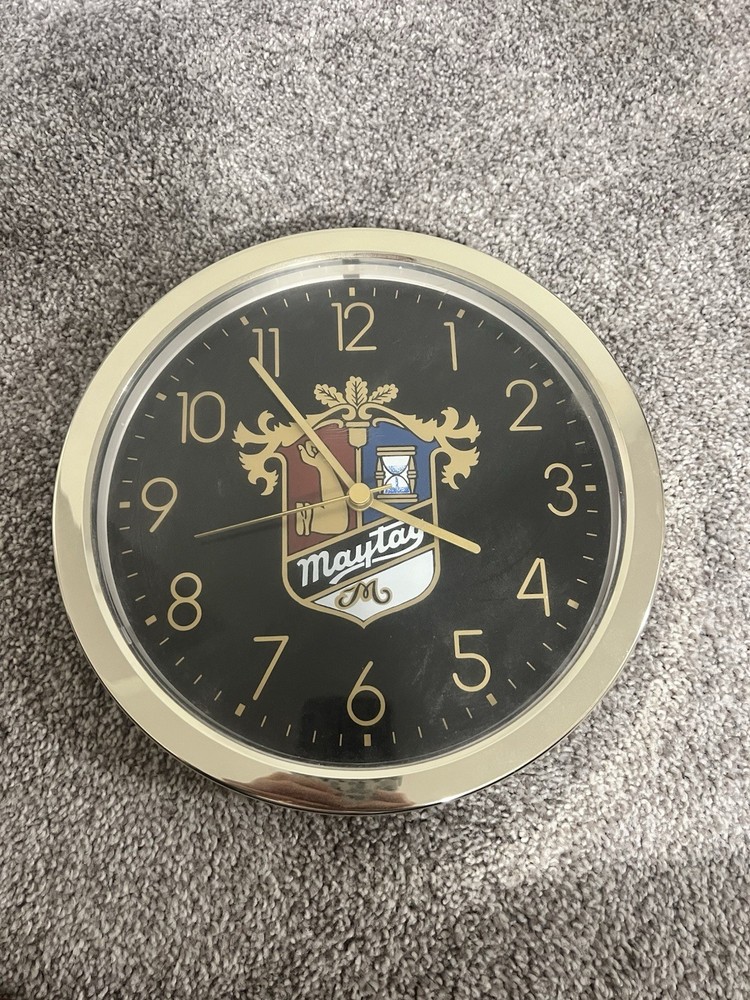 Maytag Brand Clock