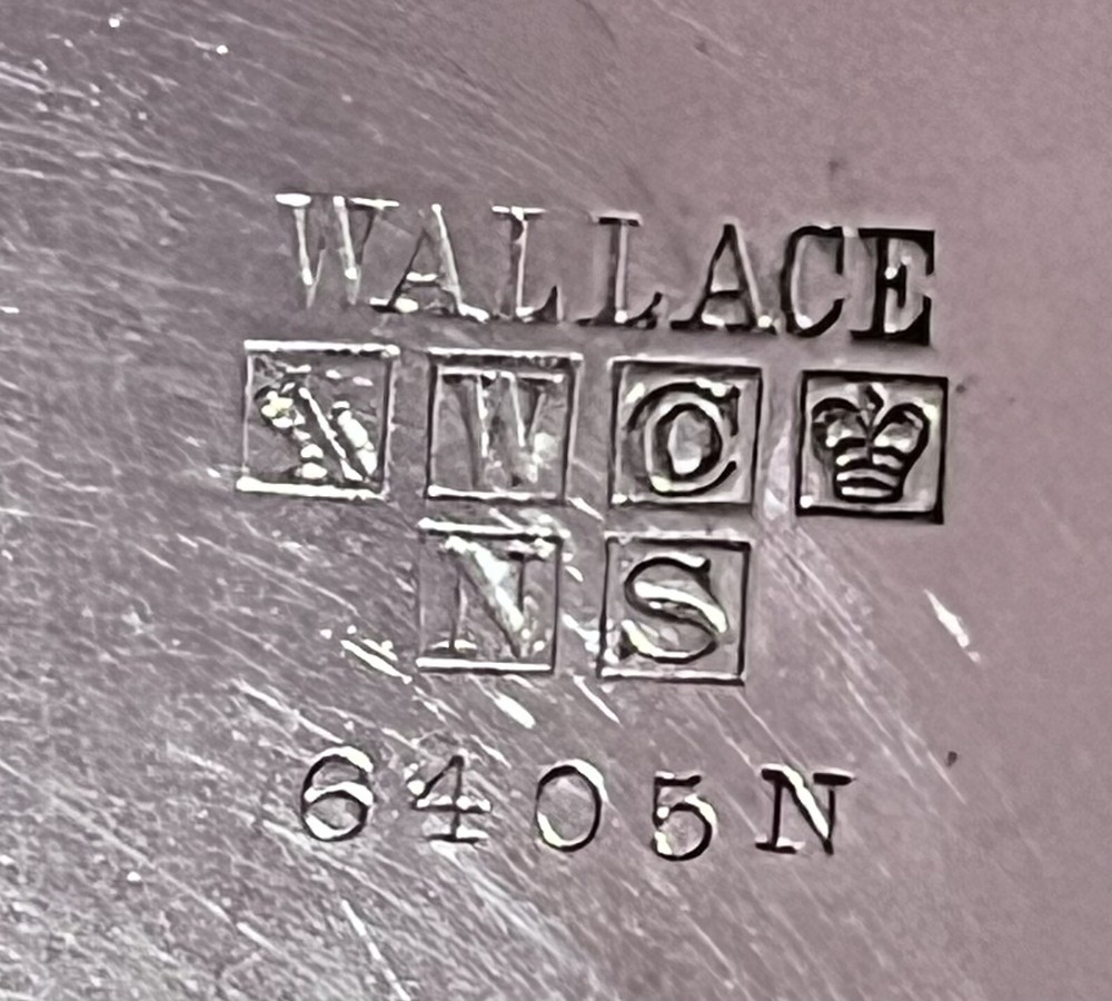 Silver 10” Wallace Serving Tray Number 6405 N