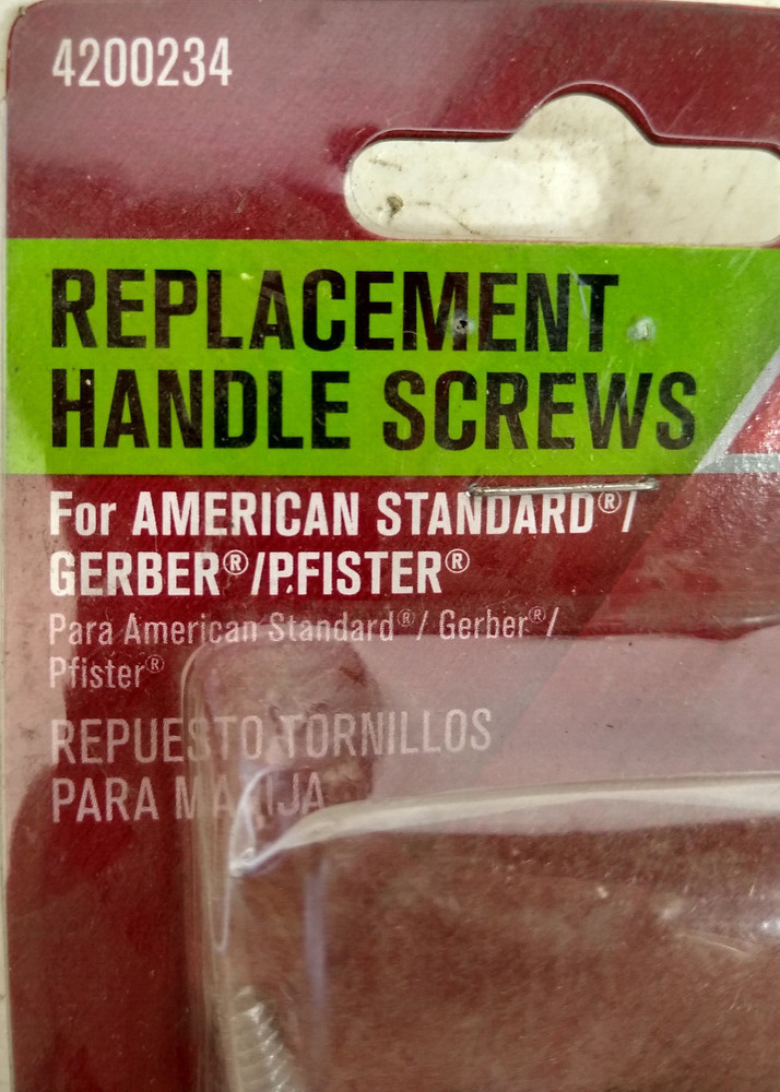 New in Pack Ace Handle Screws 4200234 Ameriican Standard/Price Pfister/Gerber
