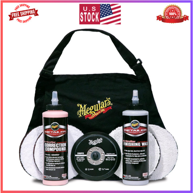 DA Microfiber Correction System 5" Starter Kit, Complete Paint Correction Kit...