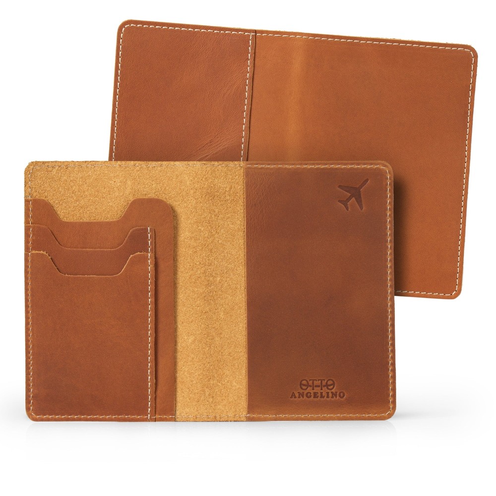 Personalized Genuine Leather Passport Holder - Unisex