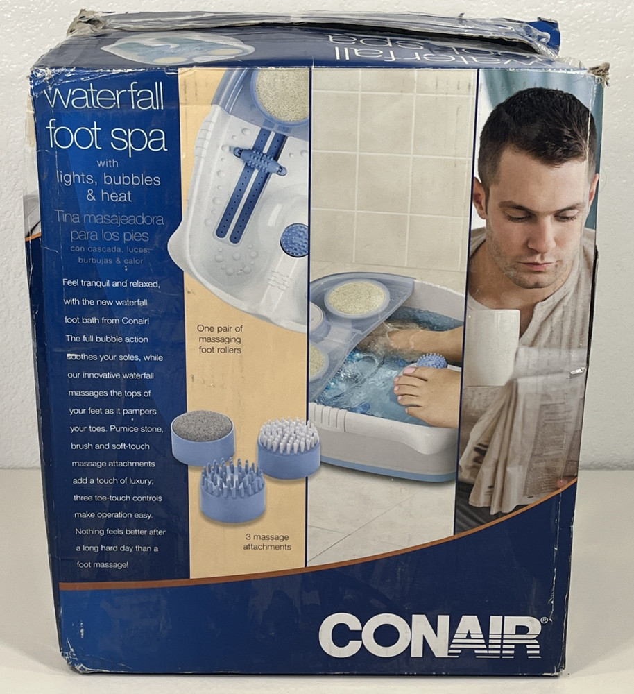 CONAIR Waterfall Foot Spa - Blue