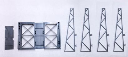 Miller Engineering Roadside Support Frame HO/N MIL2705-NEW