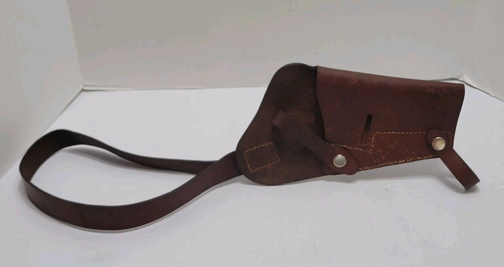 Vintage Leather Shoulder Holster Unmarked