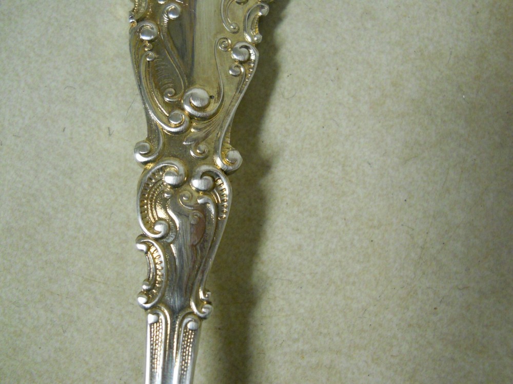 1893 Gorham LUXEMBOURG Silver Plate Medium Cold Meat Serving Fork Replacement