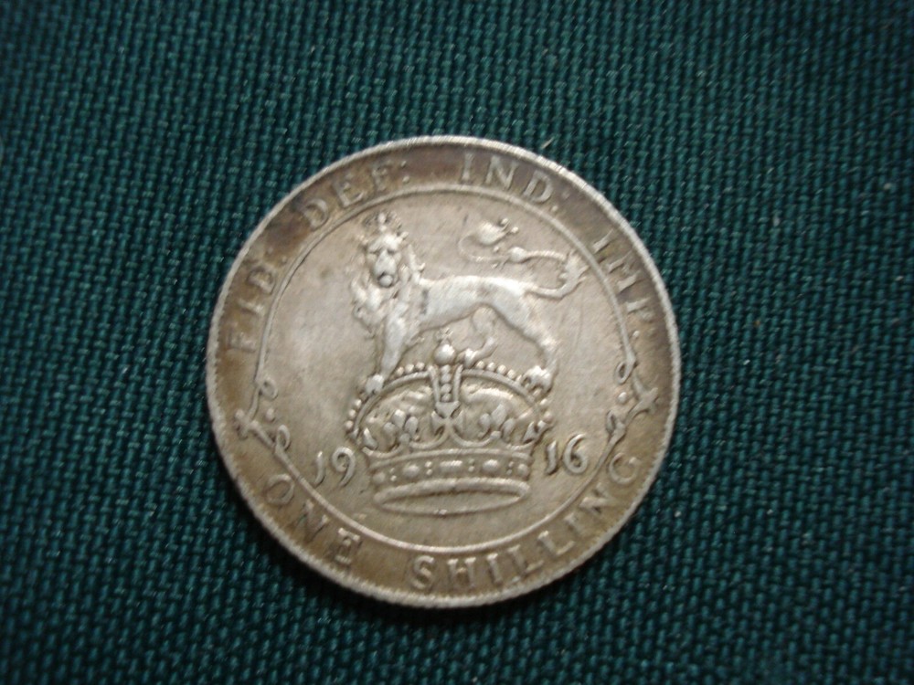 1916 One Shilling Great Britain