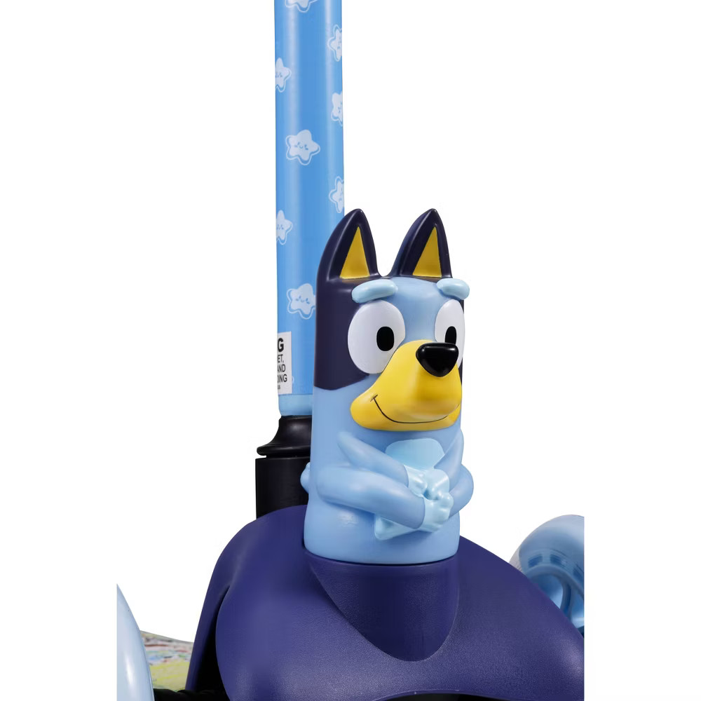 Bluey Mini 3D LUW Kick Scooter with Adjustable Handle Bar