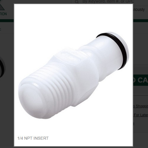 1/4 NPT INSERT # 42300