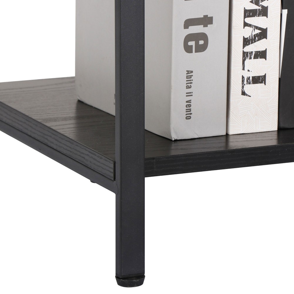 2 Tier Bookshelves for Small Space Open Standing Bookcase Storage Rack Shelf