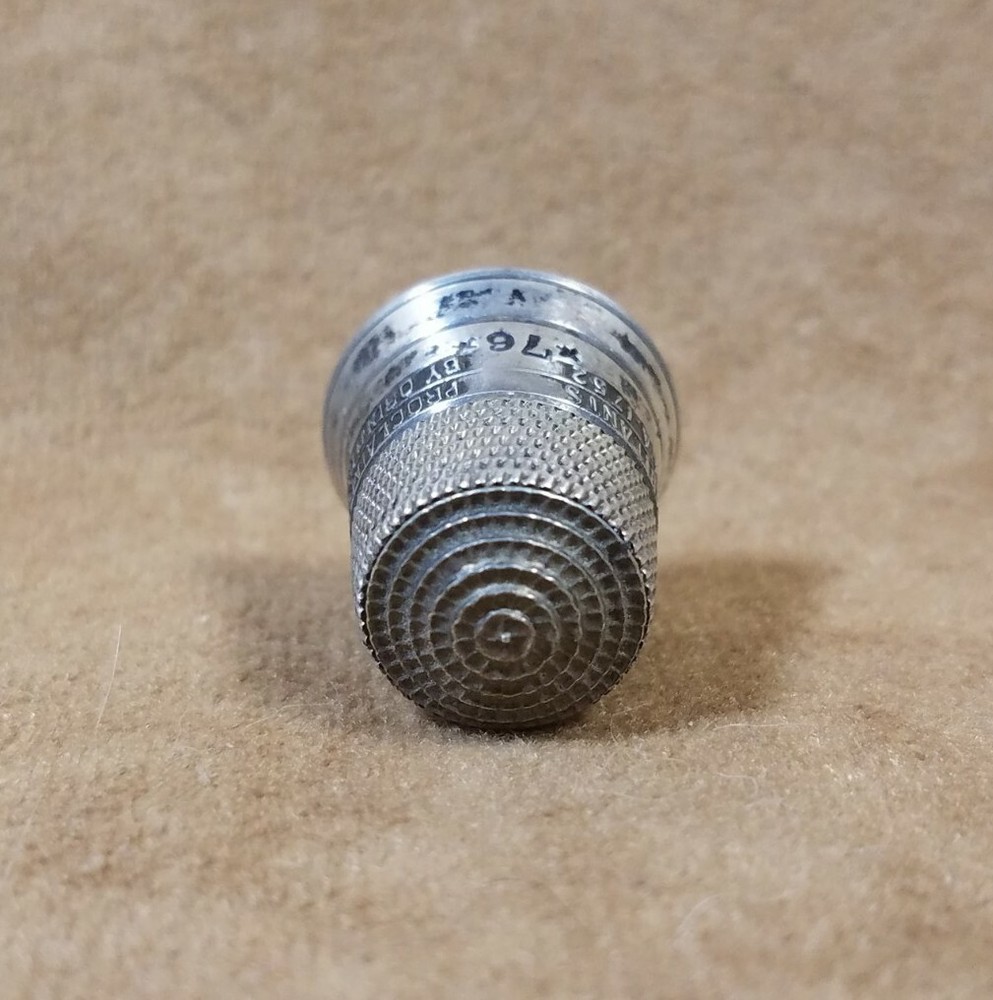 Liberty Bell Sterling Silver Thimble Simmons