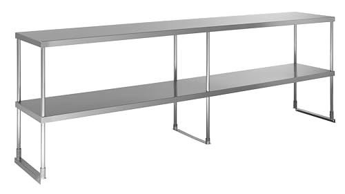 Kratos 18"x96" Double Overshelf for Worktables