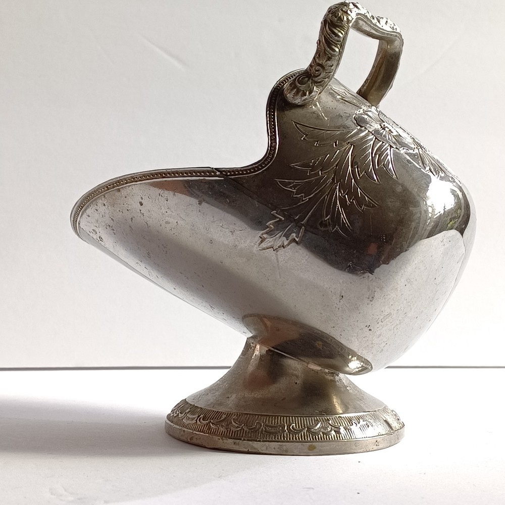 Antique Silverplated Sugar Scuttle No Scoop