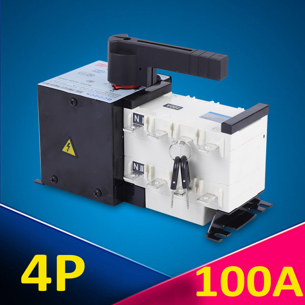 100A Automatic Changeover Transfer Switch Isolation Type Dual Power ATS 500V