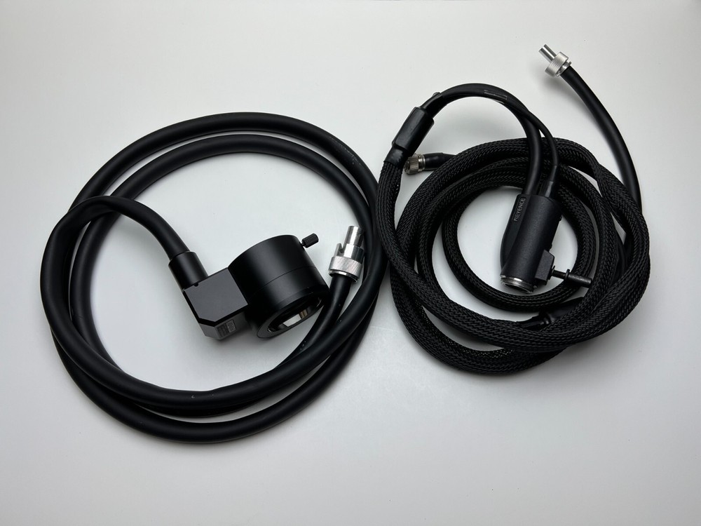 Keyence Digital Microscope VH Series Fiber Optic Camera Head Cable Light Ring