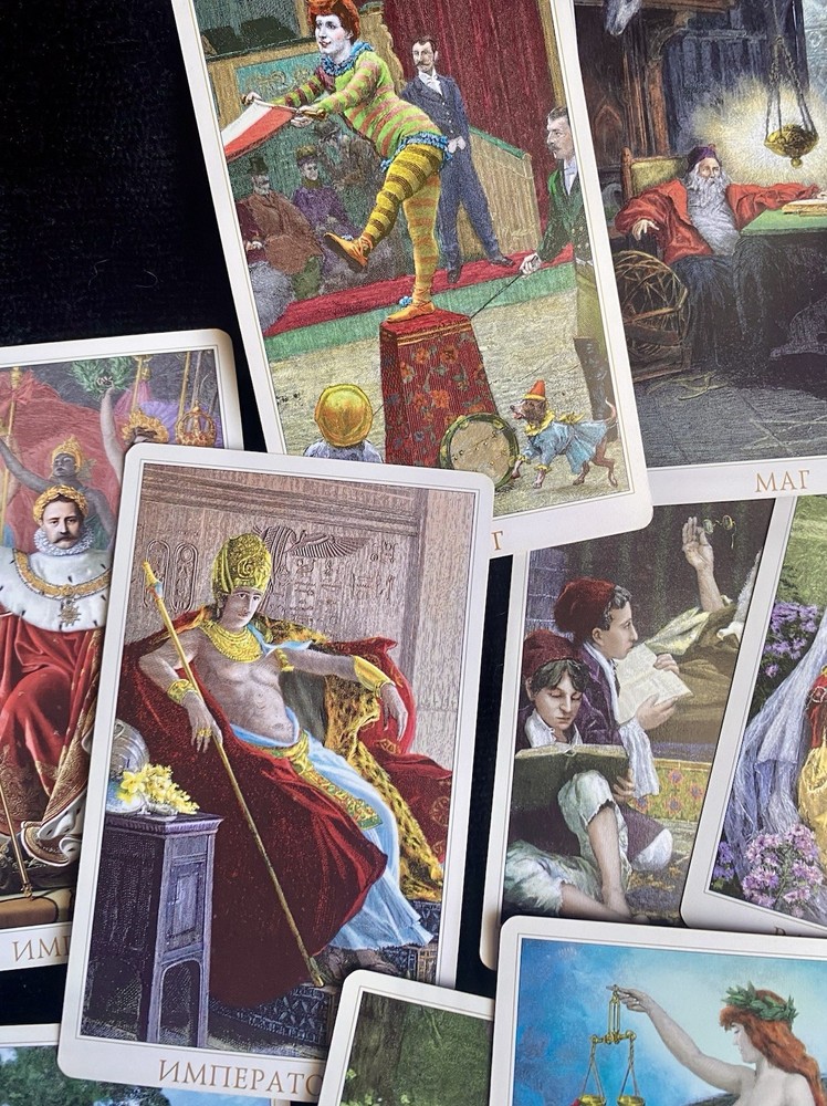 Victorian Romantic Tarot Russian 2010 Ed Deck Cards OOP/HTF/Rare, Baba Studio
