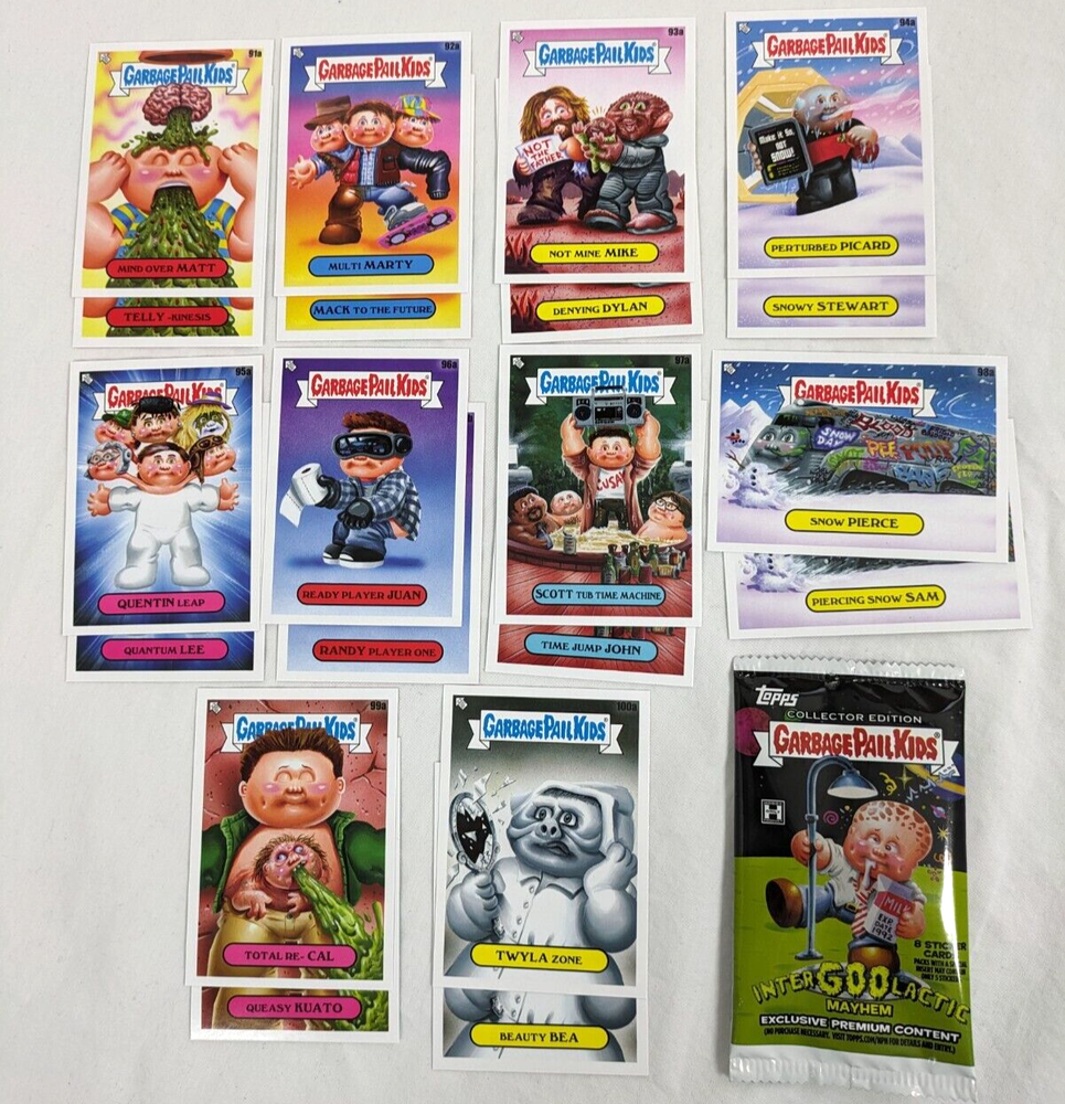 2023 Topps Garbage Pail Kids InterGOOLactic Mayhem Complete 200-Card BASE SET