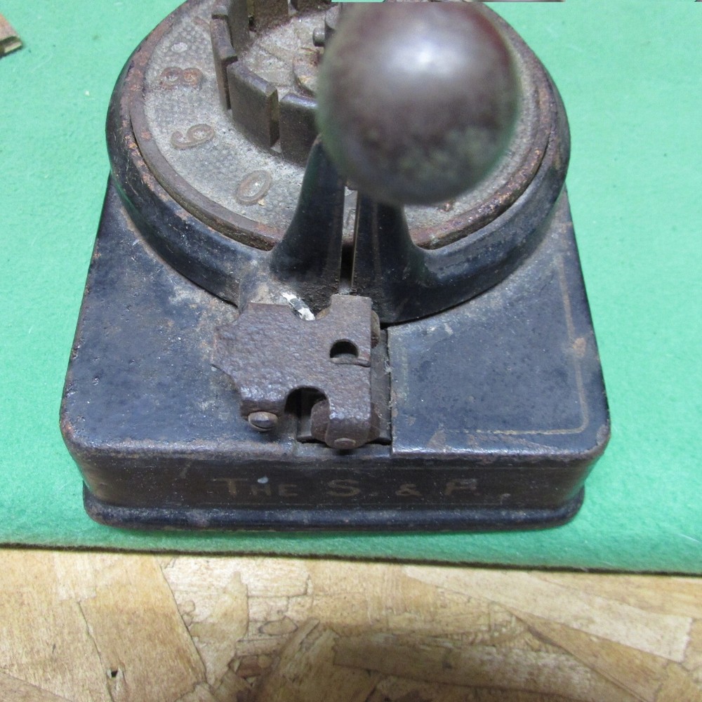 Vintage S&P Check Protector Cast Iron