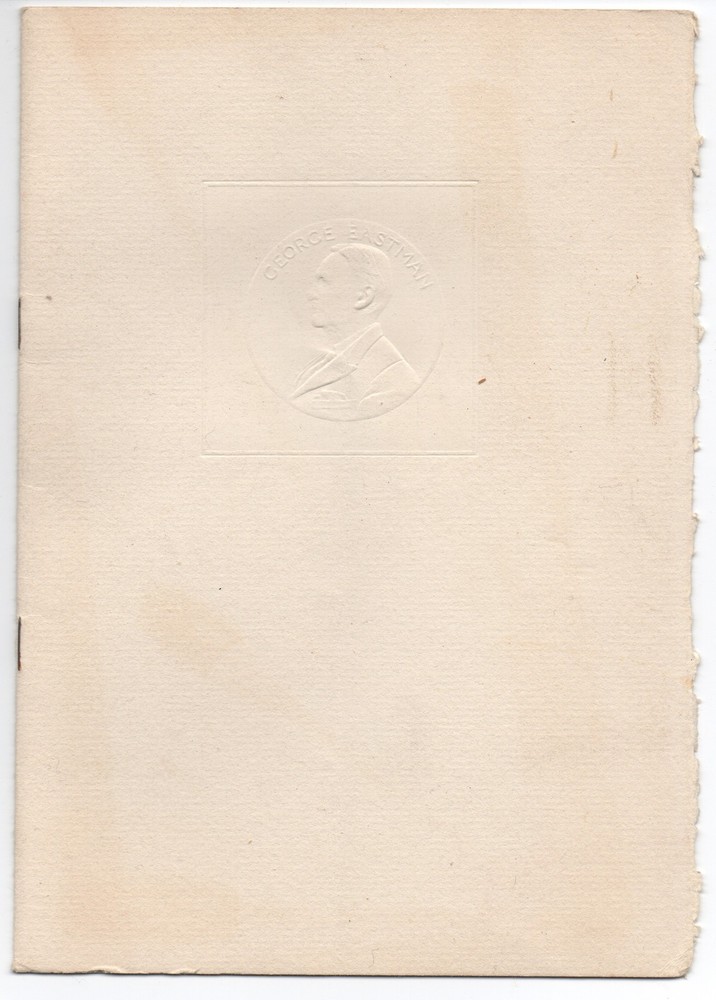 1946 Kodak Anniversary Dinner Program & Menu Booklet for 25 Year Employees