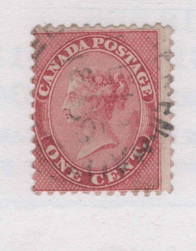 CANADA #14b partial CDS cancel Perf 11.75 FINE