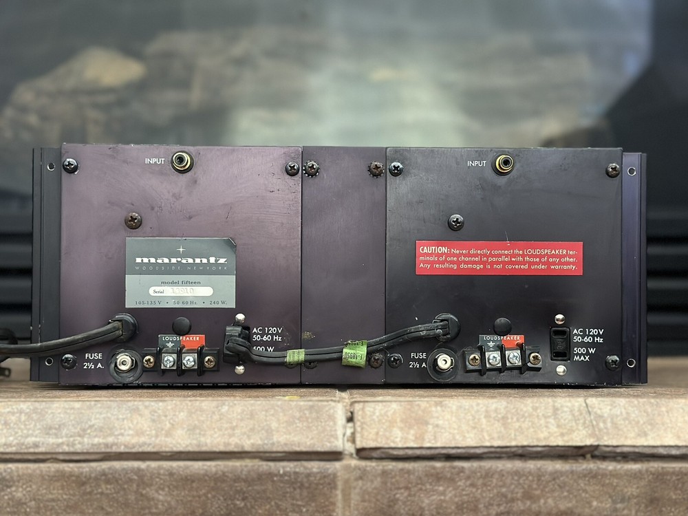 Marantz model fifteen solid state amplifier - Marantz model 15 WORKS EXCELLENT!