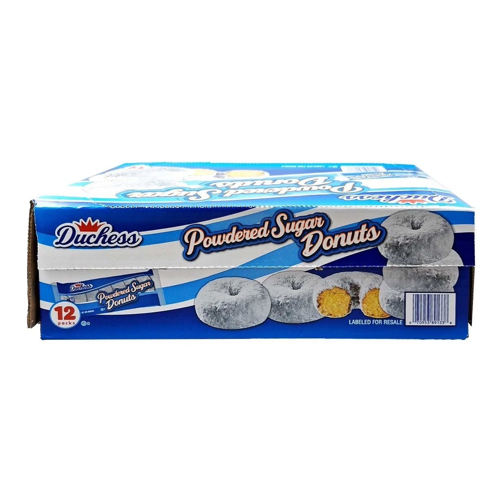 Duchess Mini Powdered Sugar Donuts (3 Oz., 12 Pk.)