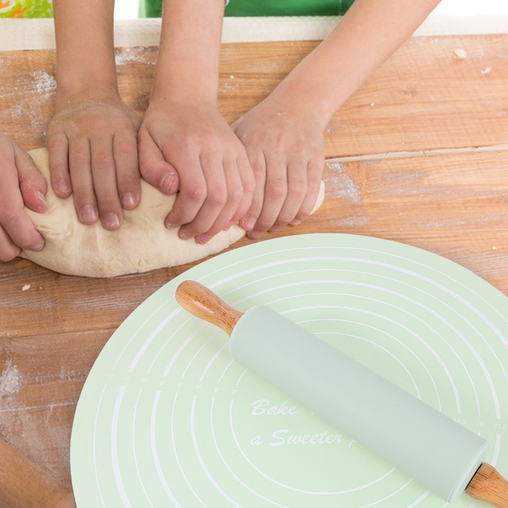 Anti-skid Dough Mat Non-stick Baking Oven Cookie Rolling Kitchen