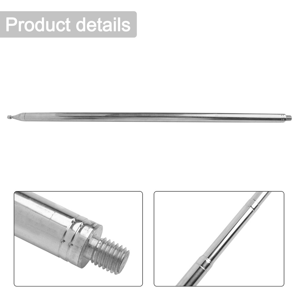 Adjustable 14 Section Telescopic Antenna 5 6M/18 4FT Length for DIY Projects