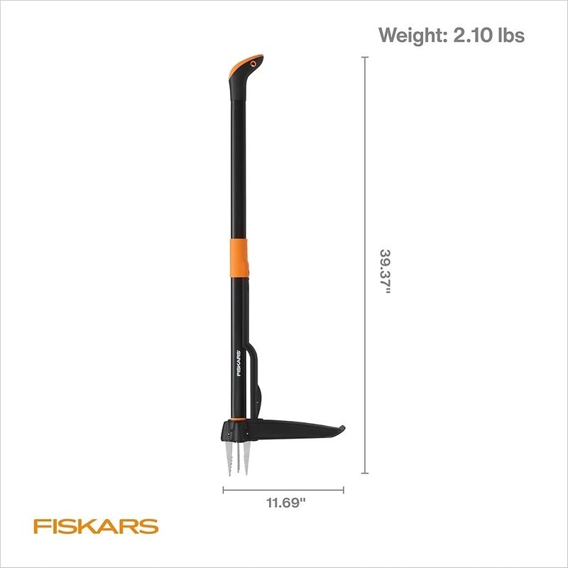 4-Claw Stand Up Weed Puller Tool Gardening Hand Weeding Tool 39" Long Handle