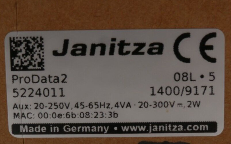 Janitza Data Logger ProData2 | 5224011