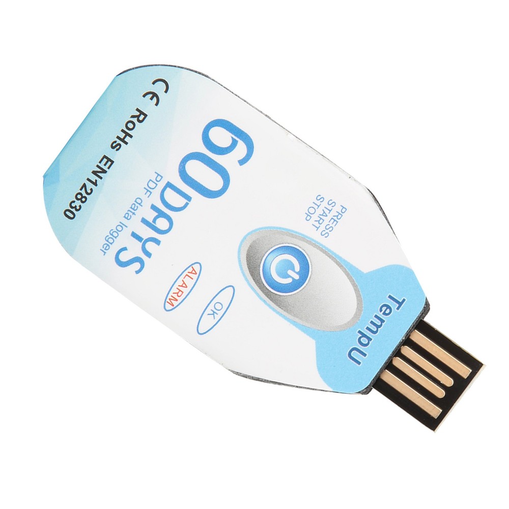 Single-Use USB Temperature Data Logger For PC Connection 10000 Points Popular