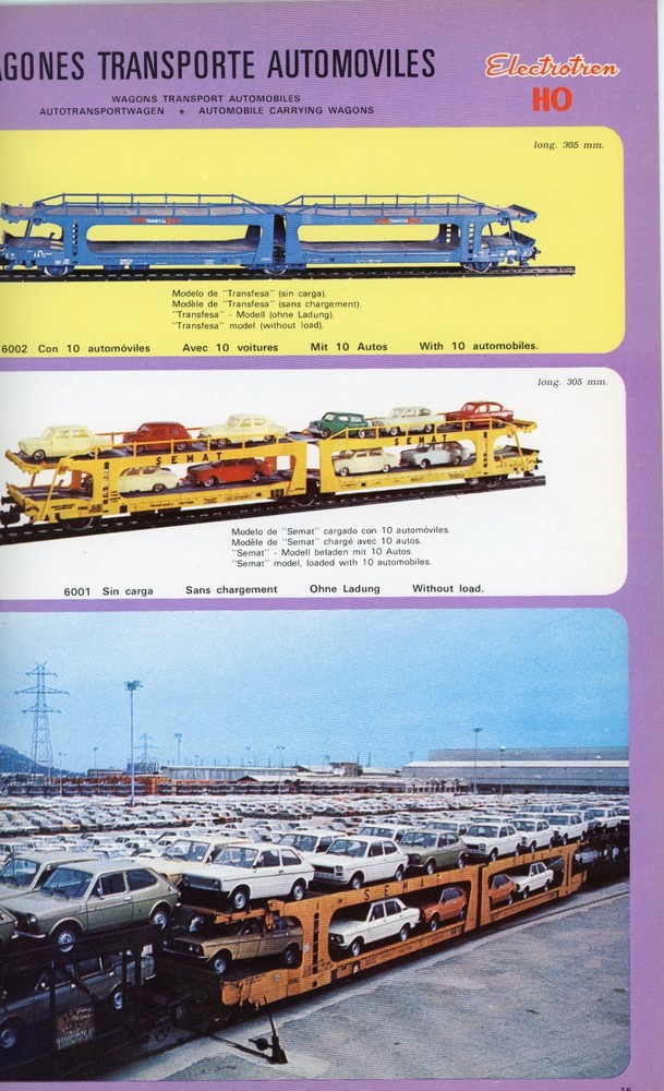ELECTROTREN 1978 CATALOGUE - SPANISH HO TRAINS