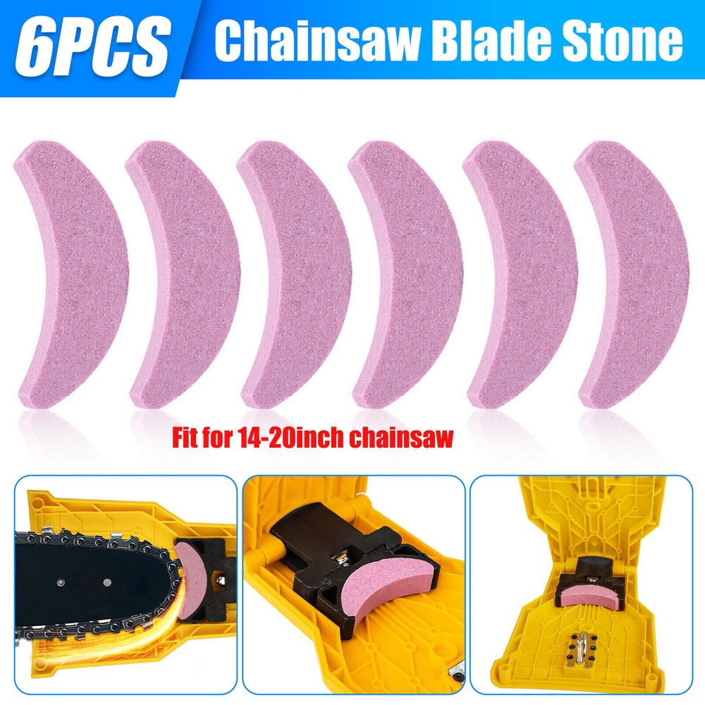 6pcs Chain Saw Sharpener Stones For Chainsaw Teeth Sharpener Blade Sharpening