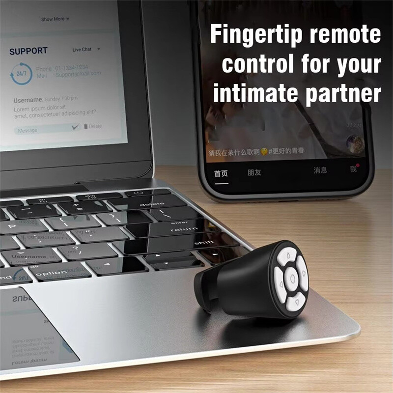 Fingertip Wireless Bluetooth Remote Control Turner Scrolling Remote Control Page