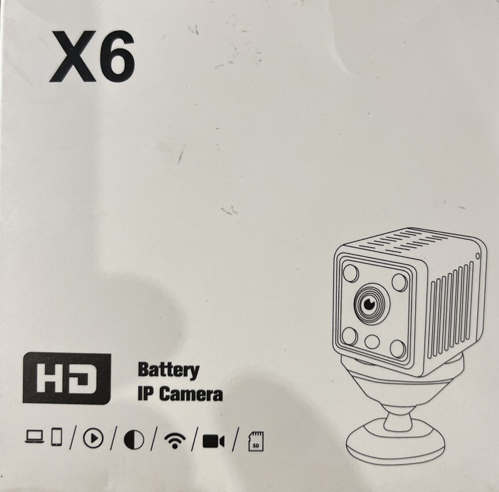 Battery Ip Camera Zoom X6