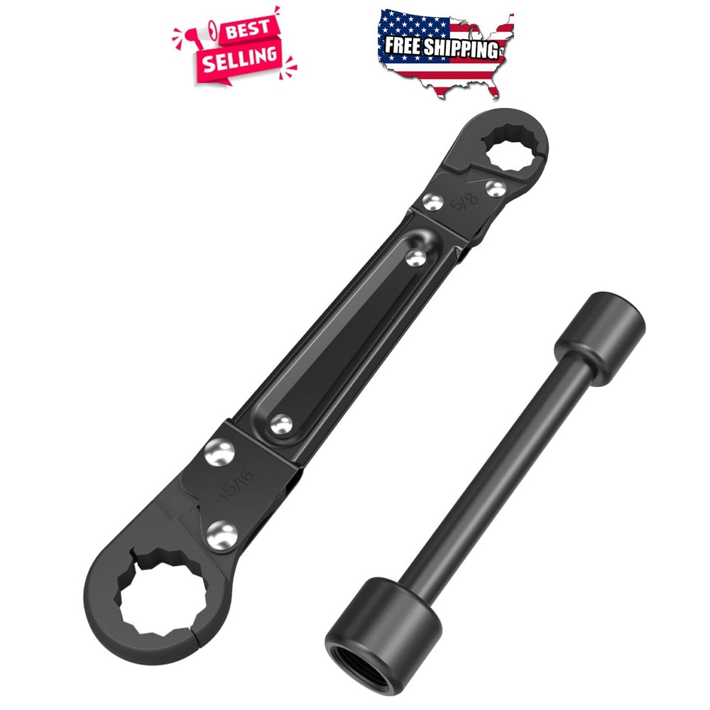 Angle Stop Wrench Kit for Professional Plumbers Compact Adjustable Plumbing Tool