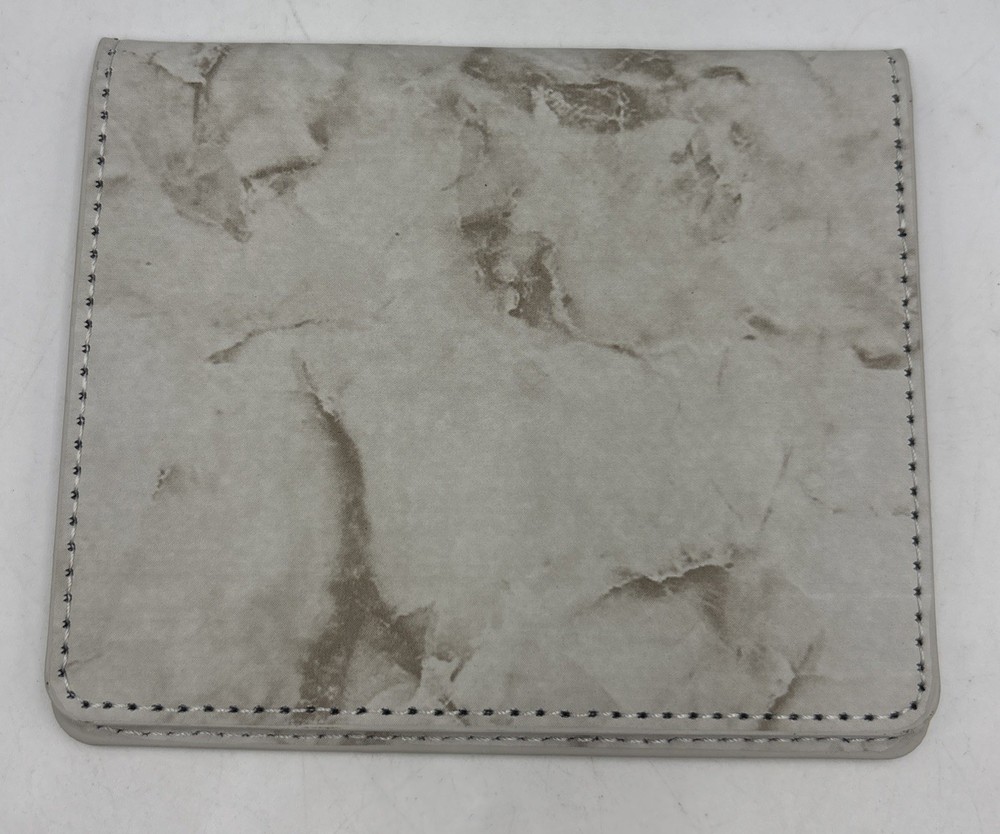 Vaccination Card Protector 4x3in, Gray Marble. New