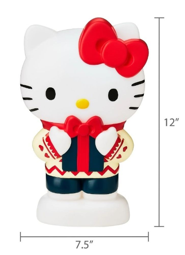 Hello Kitty Christmas Holiday Blow Mold Light LED Table Top NWT