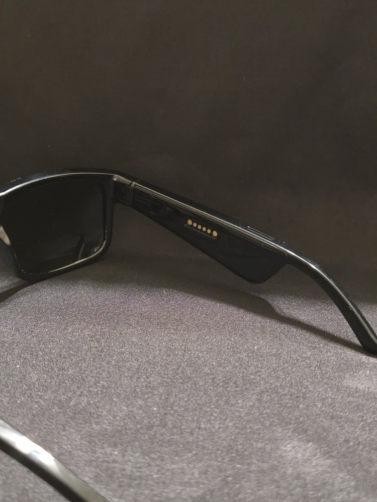 Bose Bluetooth Audio Sunglasses Frames Tenor Set Black & Silver Lens Rectangular