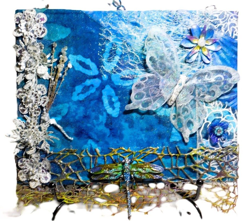 Unique Mixed Media Hanging Art Boards