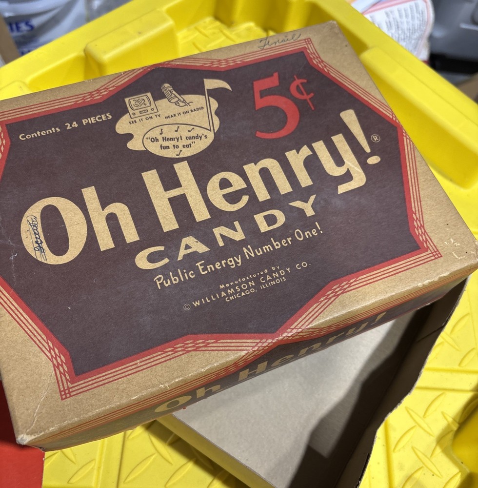 1930's Oh Henry Candy Bar Box