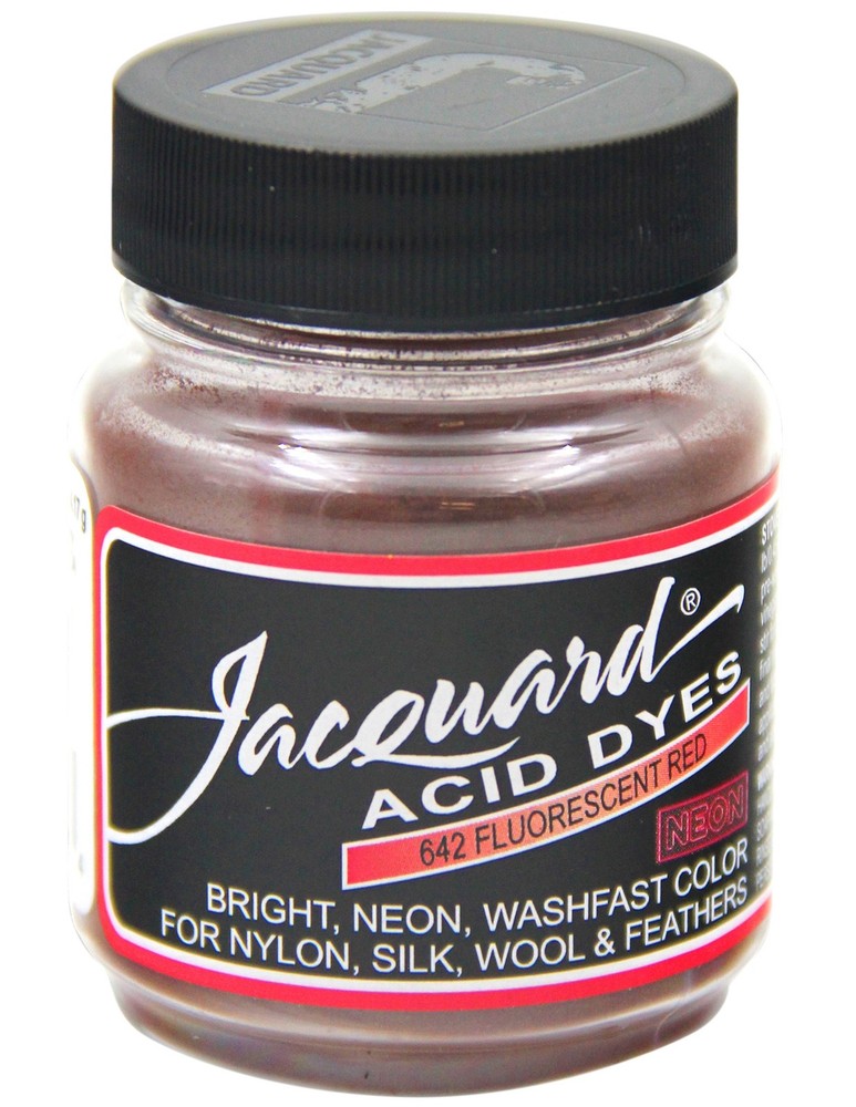 Jacquard Acid Dyes .5oz-Flourescent Red