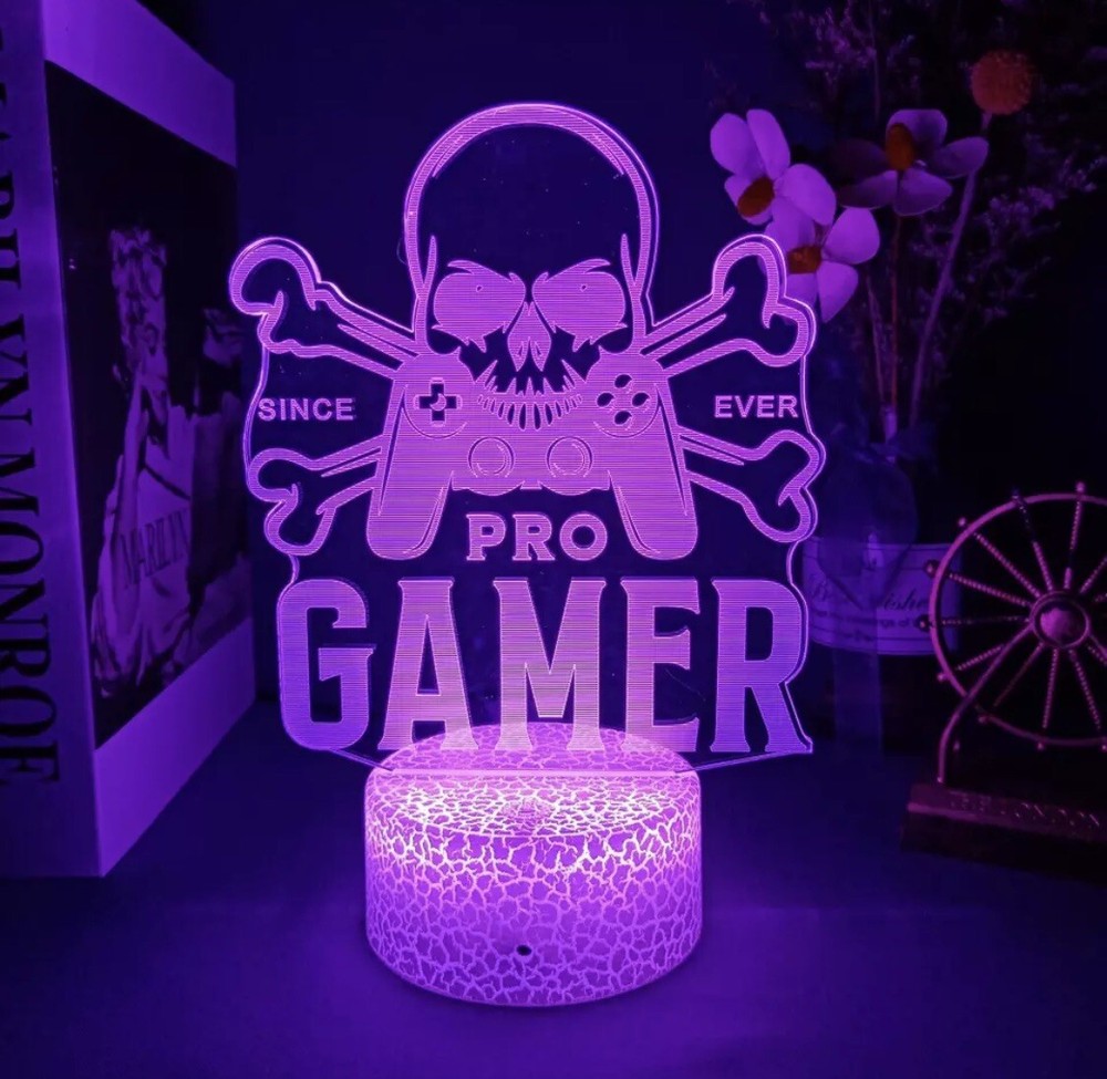 3D Illusion Gaming Night Lamps￼