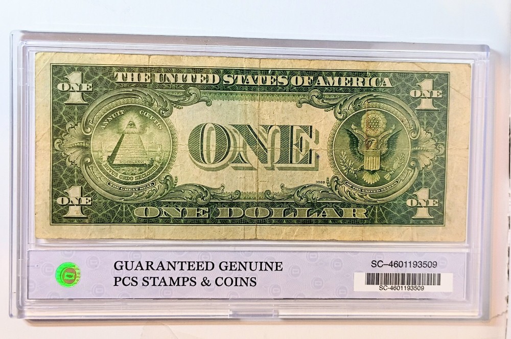 1935-A Yellow Seal $1 Dollar Silver Certificate WW2 Issue