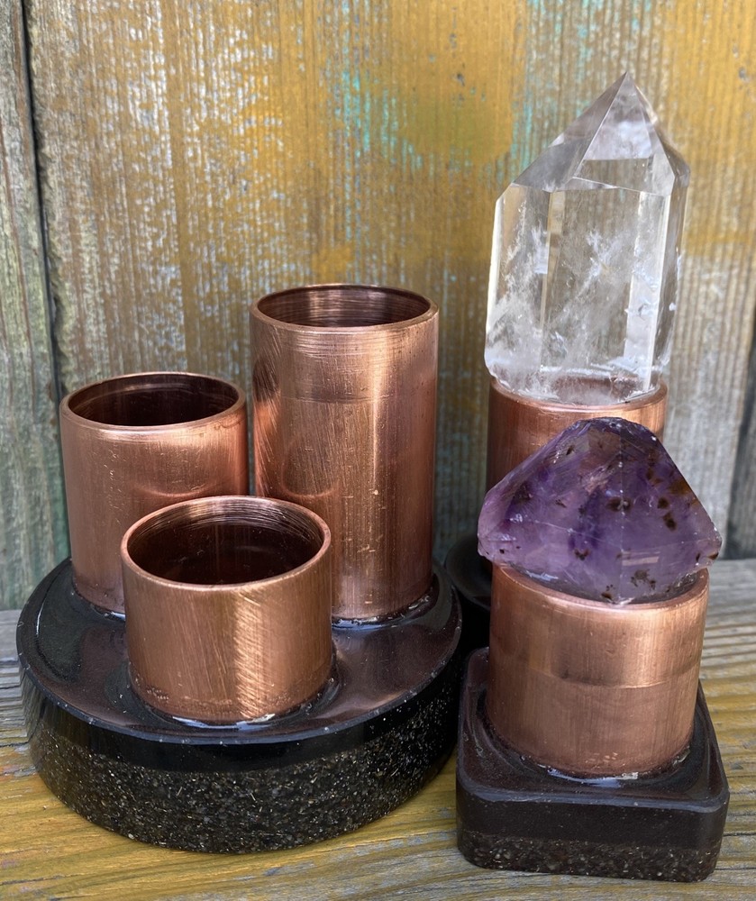 Orgone Cloudbuster Set - Quartz Crystal - EMF Protection