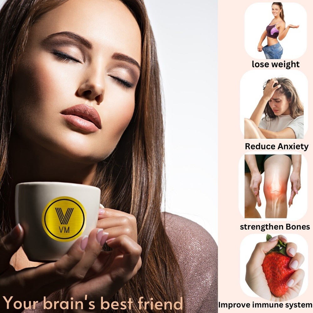 VM Energizing Instant Coffee Mix – Reishi (Ganoderma) + Ginseng & Carob – 30 S